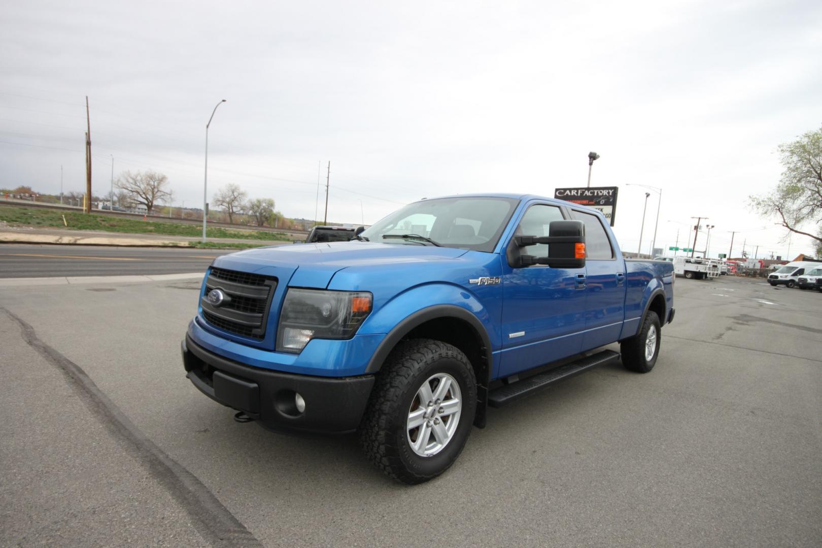 2013 Blue Flame Metallic /Black Leather Ford F-150 FX4 (1FTFW1ETXDF) with an 3.5L Ecoboost V6 engine, Automatic transmission, located at 4562 State Avenue, Billings, MT, 59101, (406) 896-9833, 45.769516, -108.526772 - Photo#1